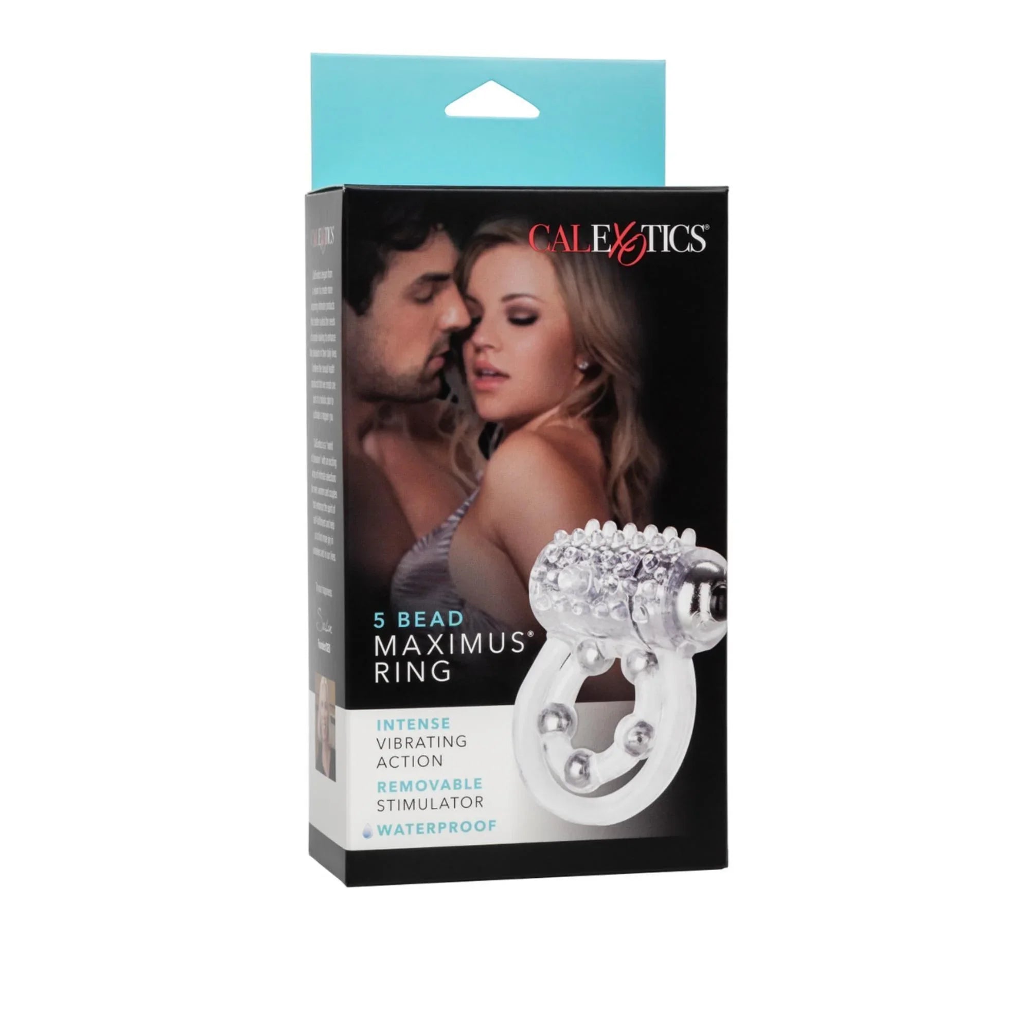 CalExotics Couple's Enhancers 5 Bead Maximus Ring Vibrating Cock Ring - Buy At Luxury Toy X - Free 3-Day Shipping