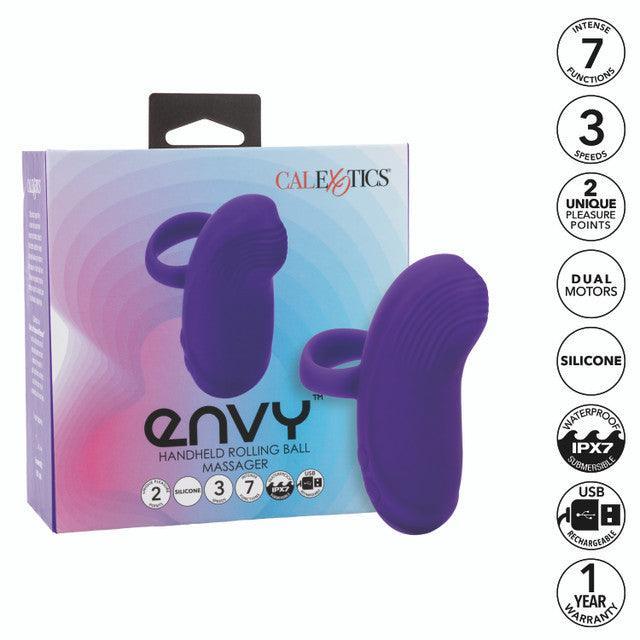CalExotics Envy Handheld Rolling Ball Silicone Rechargeable Massager - Buy At Luxury Toy X - Free 3-Day Shipping