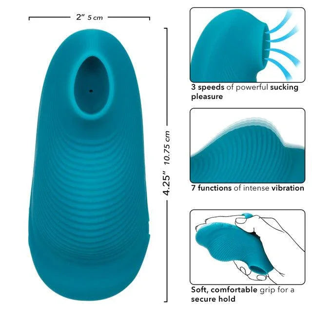 CalExotics Envy Handheld Suction Rechargeable Silicone Massager - Buy At Luxury Toy X - Free 3-Day Shipping