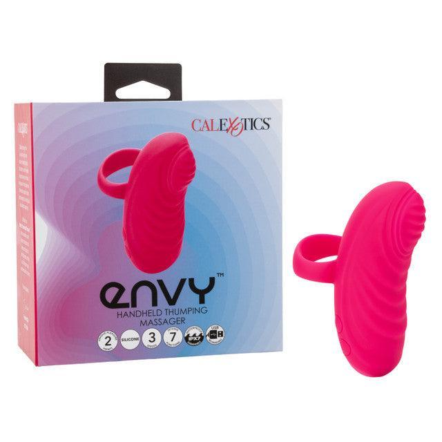 CalExotics Envy Handheld Thumping Rechargeable Silicone Massager - Buy At Luxury Toy X - Free 3-Day Shipping