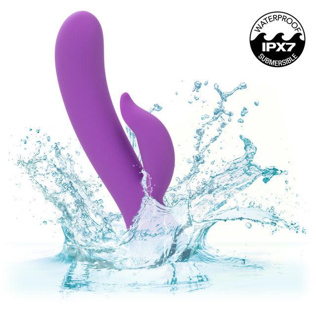 CalExotics First Time Silicone Rechargeable Pleaser Dual Vibrator - Buy At Luxury Toy X - Free 3-Day Shipping