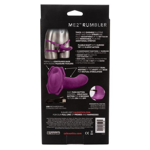 Calexotics Her Royal Harness Me2 Rumble Silicone Strap-On Probe - Buy At Luxury Toy X - Free 3-Day Shipping