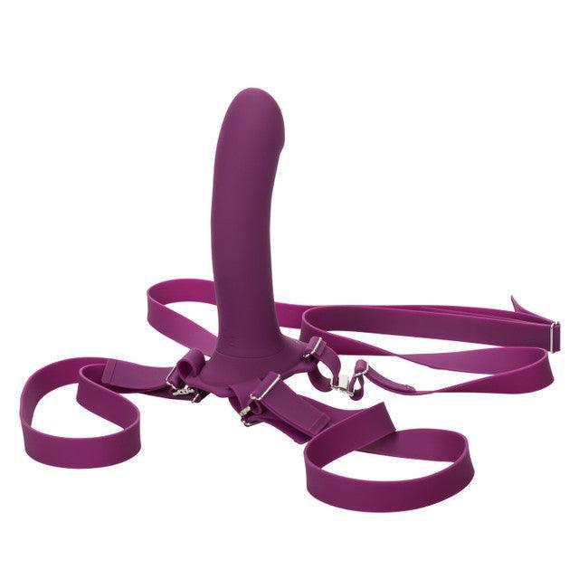 Calexotics Her Royal Harness Me2 Rumble Silicone Strap-On Probe - Buy At Luxury Toy X - Free 3-Day Shipping