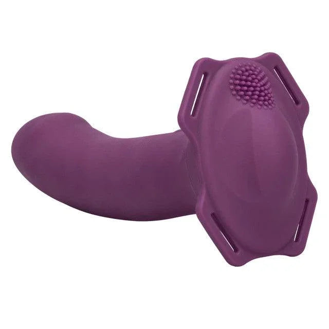 Calexotics Her Royal Harness Me2 Rumble Silicone Strap-On Probe - Buy At Luxury Toy X - Free 3-Day Shipping