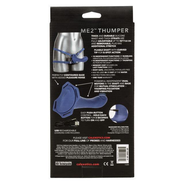 Calexotics Her Royal Harness ME2 Thumper Strap-On with Silicone Rechargeable Dildo - Buy At Luxury Toy X - Free 3-Day Shipping