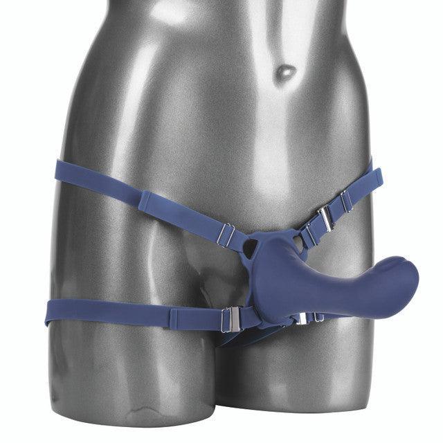 Calexotics Her Royal Harness ME2 Thumper Strap-On with Silicone Rechargeable Dildo - Buy At Luxury Toy X - Free 3-Day Shipping