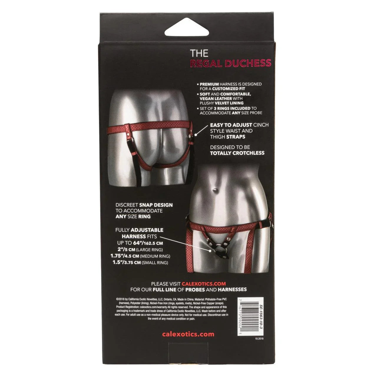 Calexotics Her Royal Harness™ The Regal® Duchess - Buy At Luxury Toy X - Free 3-Day Shipping