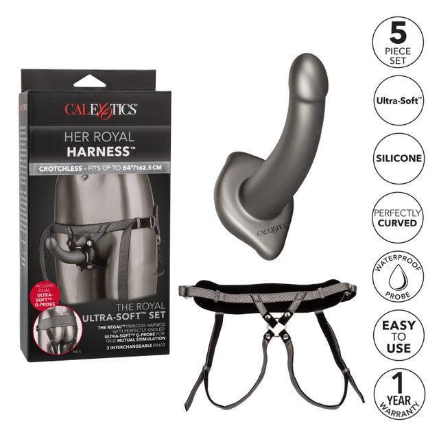 Calexotics Her Royal Harness™ The Royal Ultra-Soft™ Set - Buy At Luxury Toy X - Free 3-Day Shipping