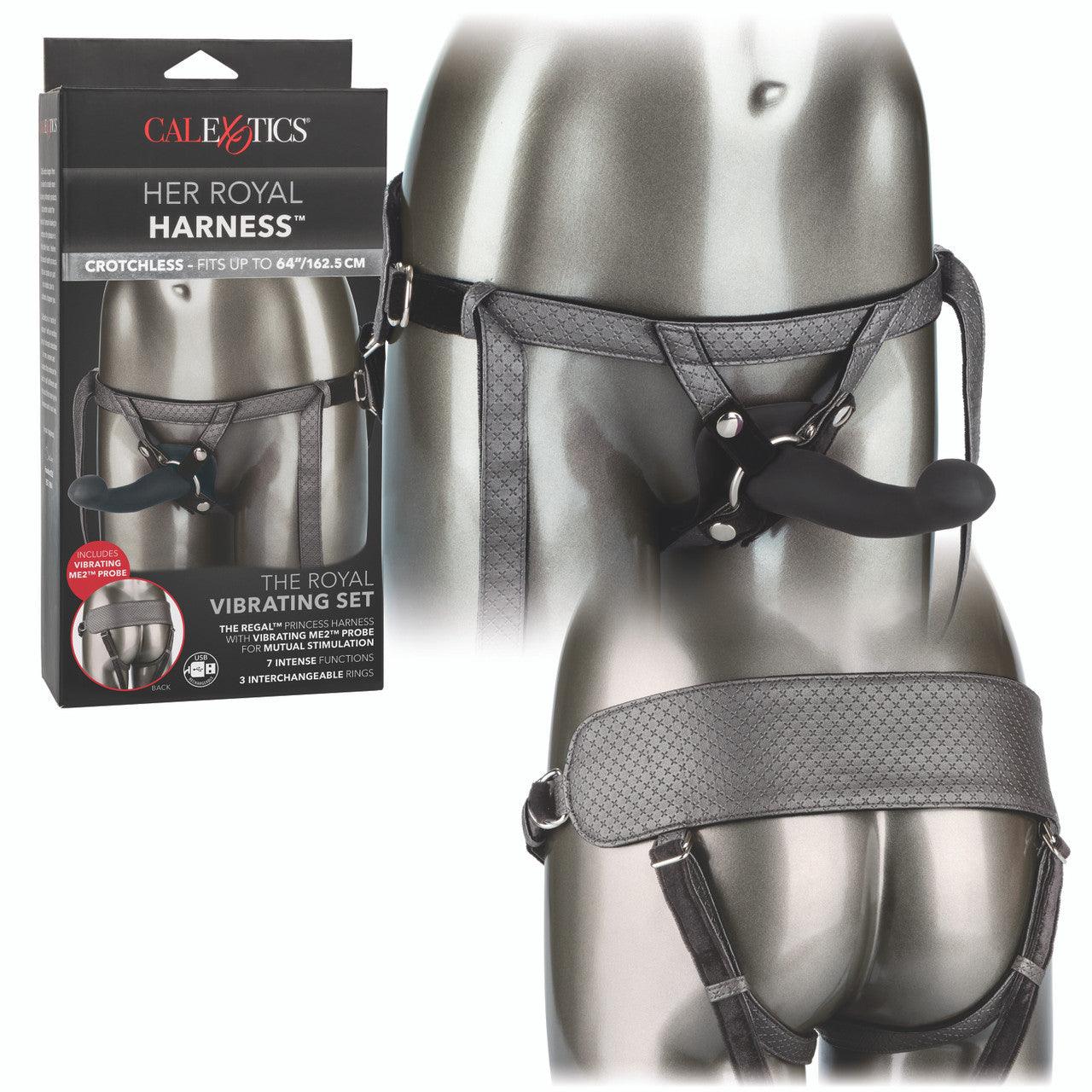 Calexotics Her Royal Harness™ The Royal Vibrating Set - Buy At Luxury Toy X - Free 3-Day Shipping