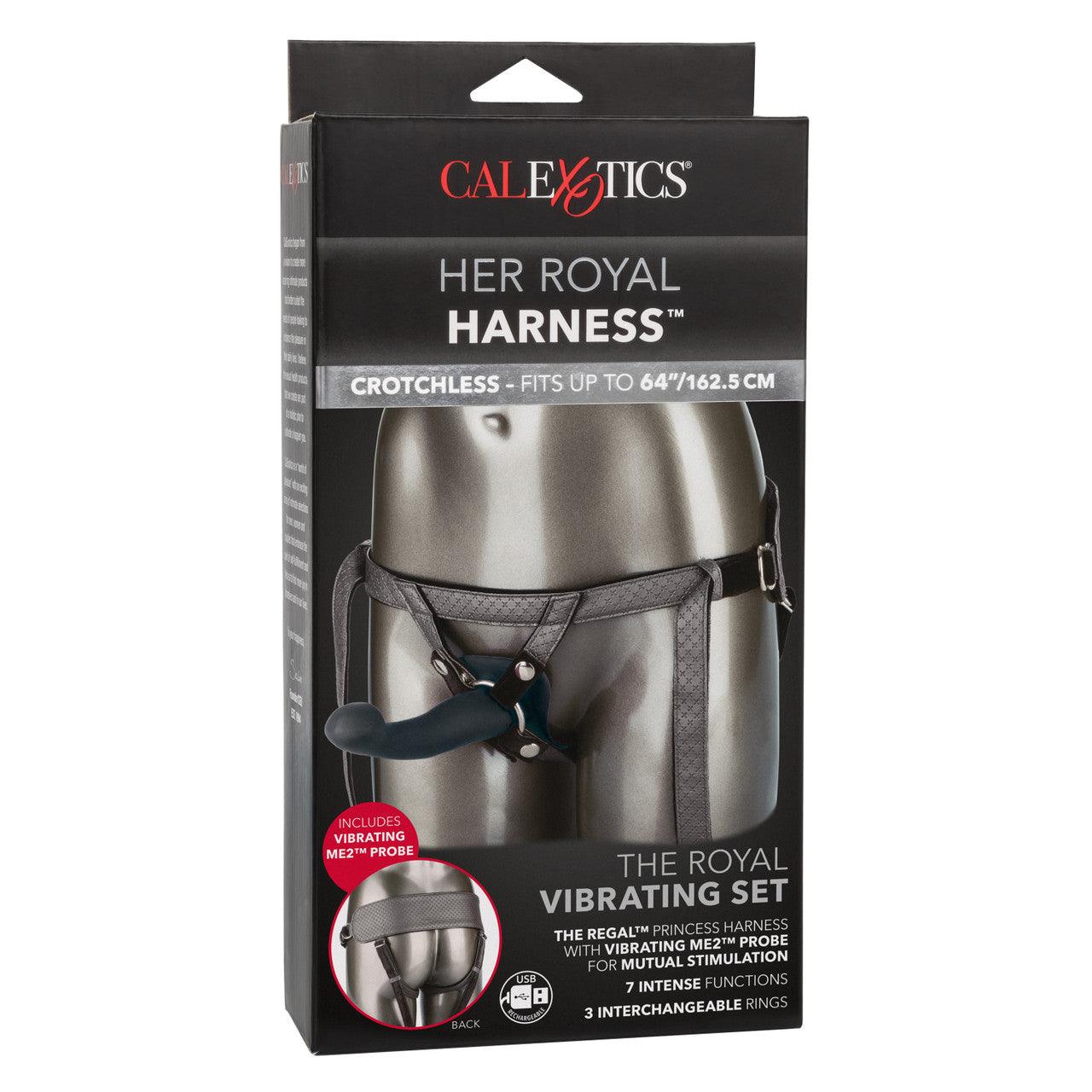 Calexotics Her Royal Harness™ The Royal Vibrating Set - Buy At Luxury Toy X - Free 3-Day Shipping