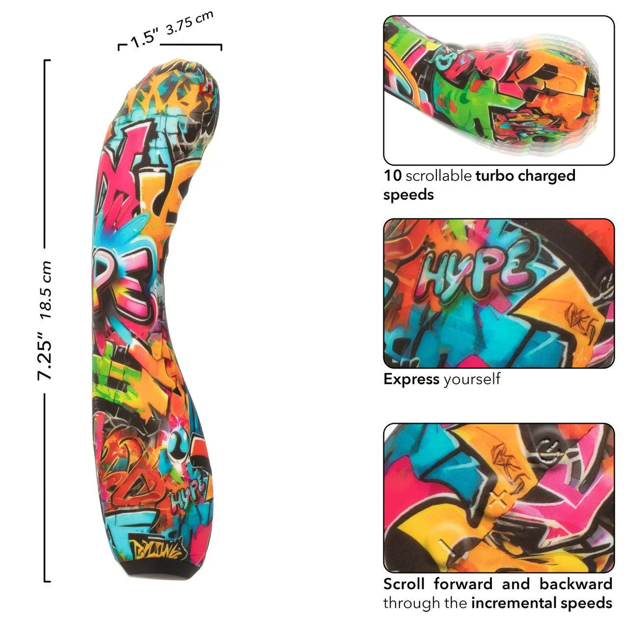 CalExotics Hype Ridg'd G Vibrator - Buy At Luxury Toy X - Free 3-Day Shipping