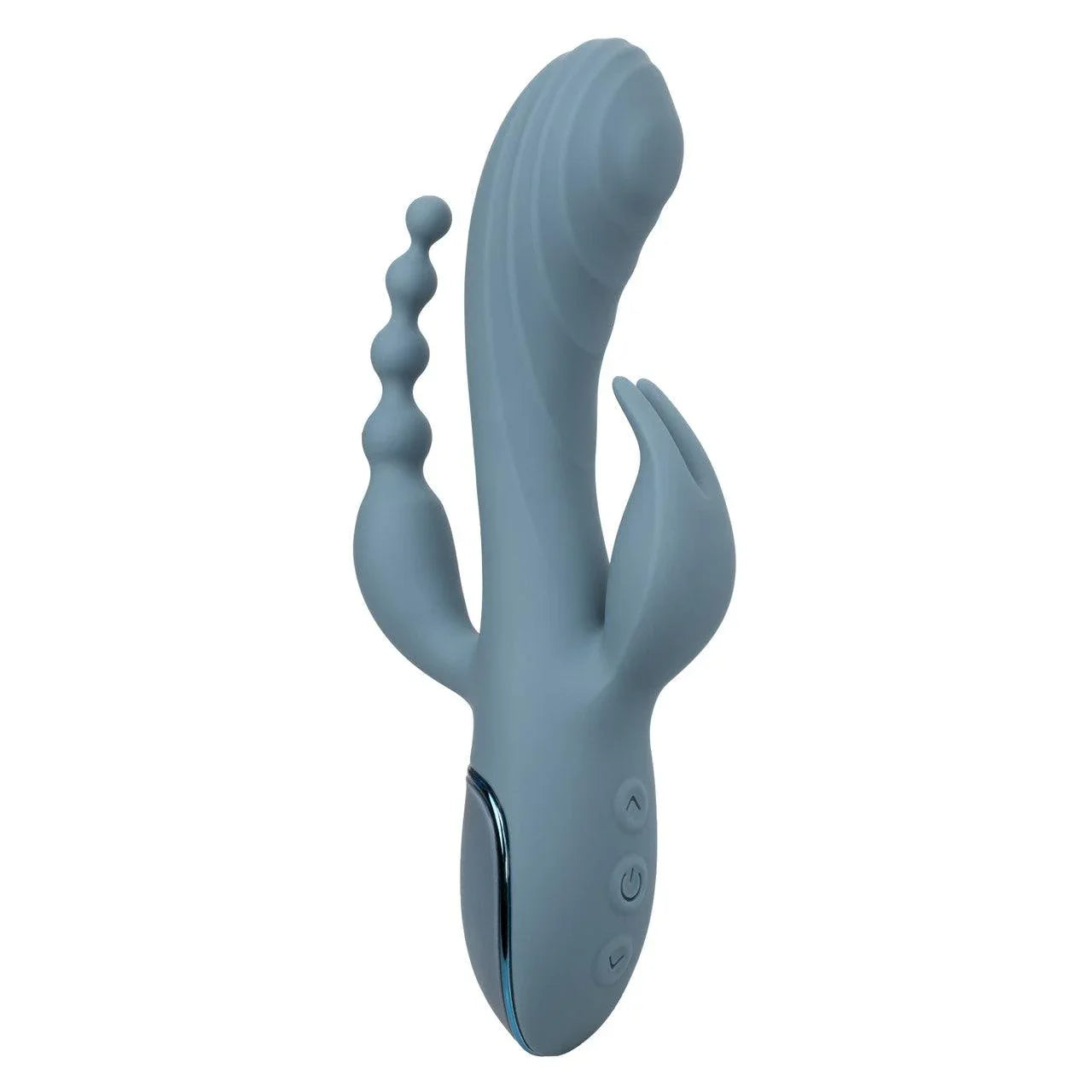 Calexotics III Triple Ecstasy Rechargeable Silicone Stimulating Vibrator - Buy At Luxury Toy X - Free 3-Day Shipping