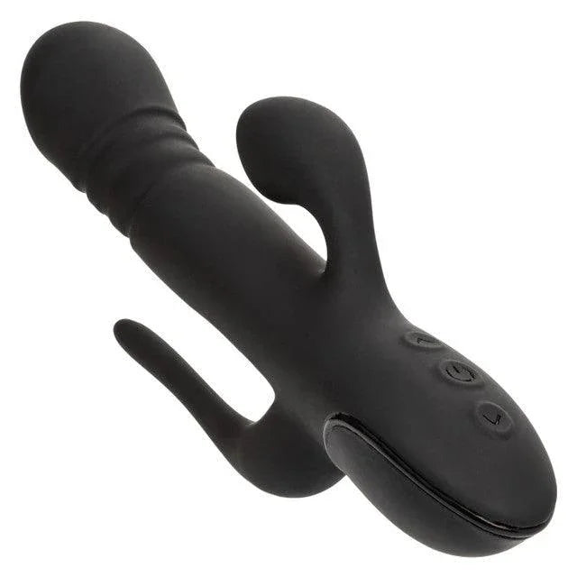 Calexotics III Triple Euphoria Rechargeable Silicone Stimulating Vibrator - Buy At Luxury Toy X - Free 3-Day Shipping