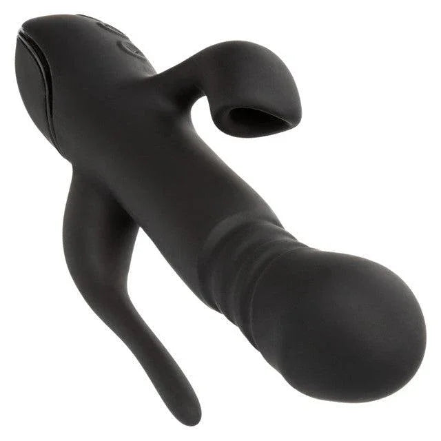 Calexotics III Triple Euphoria Rechargeable Silicone Stimulating Vibrator - Buy At Luxury Toy X - Free 3-Day Shipping
