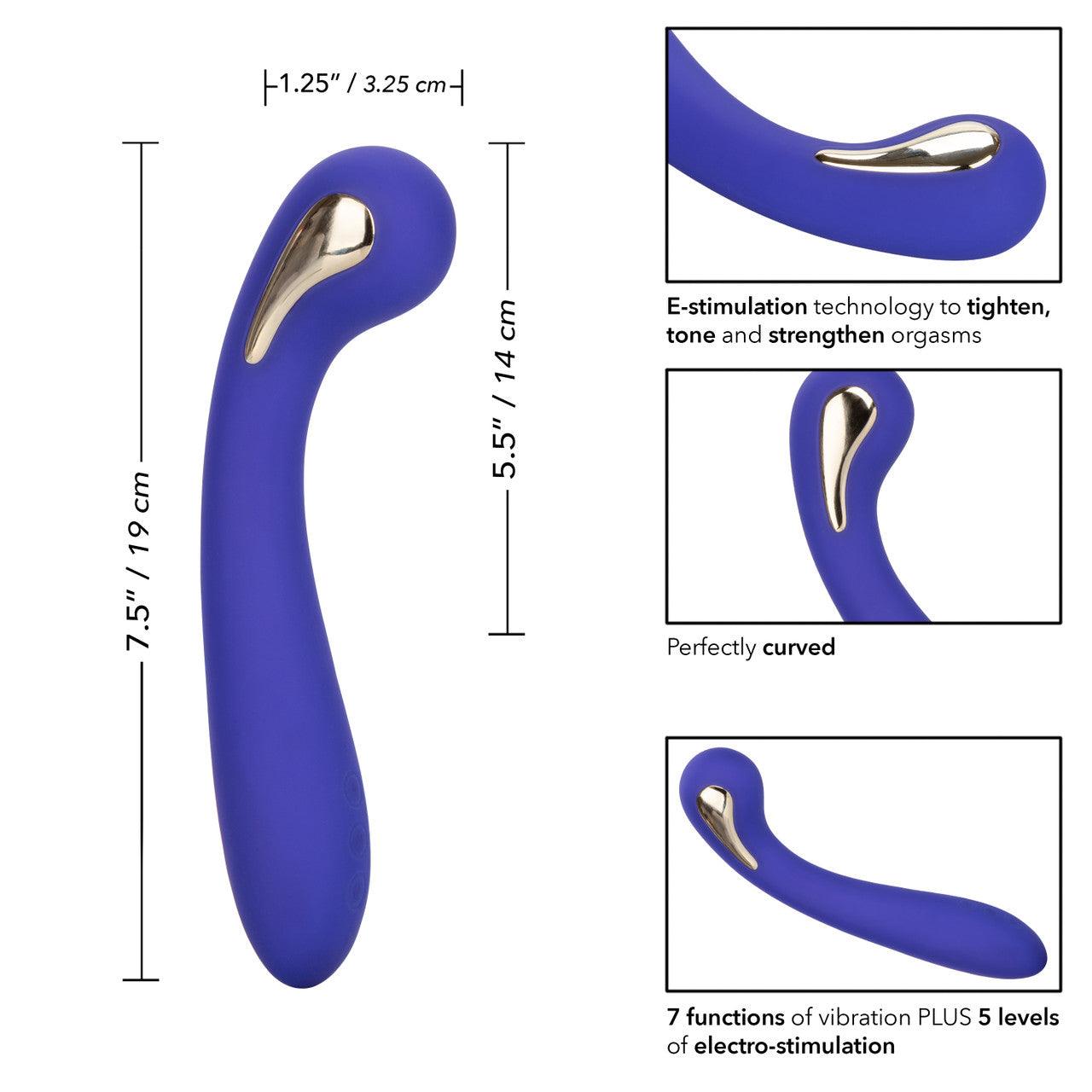 Calexotics Impulse Intimate E-Stimulator Petite G Wand Rechargeable Silicone Vibrating Wand Massager - Buy At Luxury Toy X - Free 3-Day Shipping