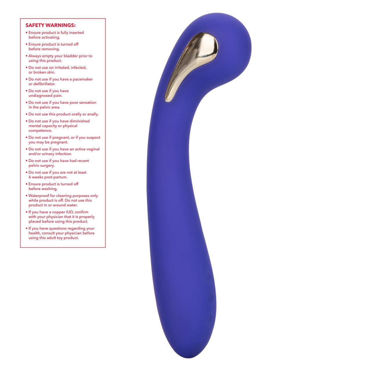 Calexotics Impulse Intimate E-Stimulator Petite G Wand Rechargeable Silicone Vibrating Wand Massager - Buy At Luxury Toy X - Free 3-Day Shipping
