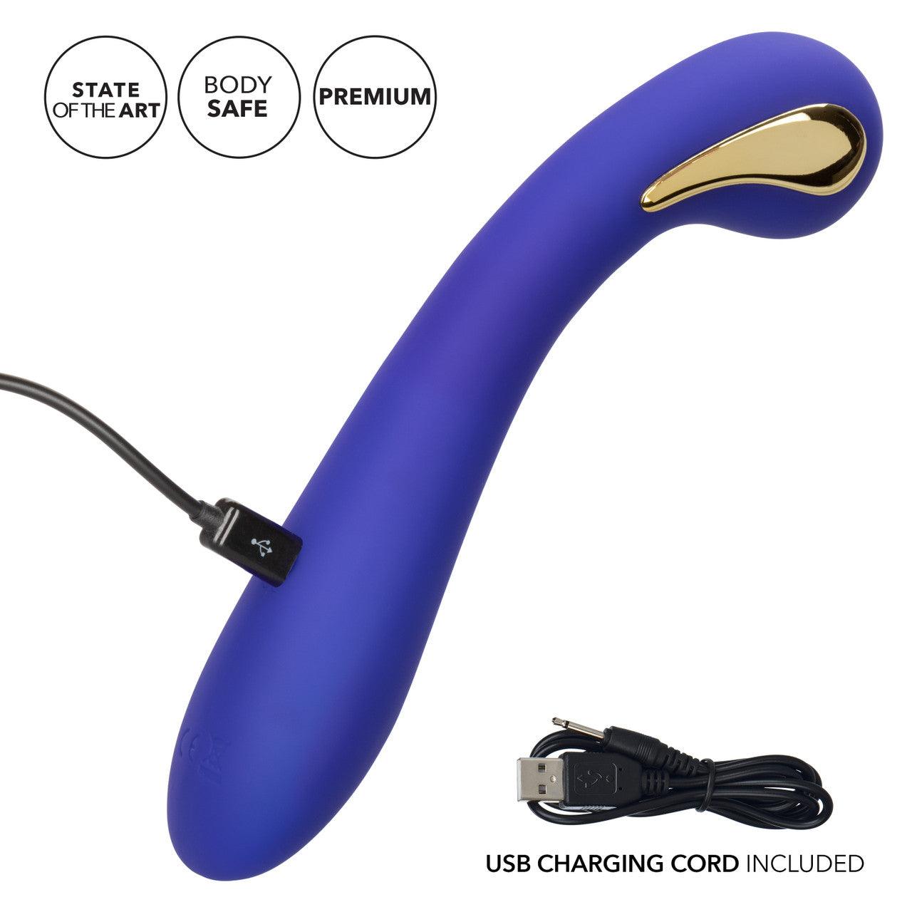 Calexotics Impulse Intimate E-Stimulator Petite G Wand Rechargeable Silicone Vibrating Wand Massager - Buy At Luxury Toy X - Free 3-Day Shipping