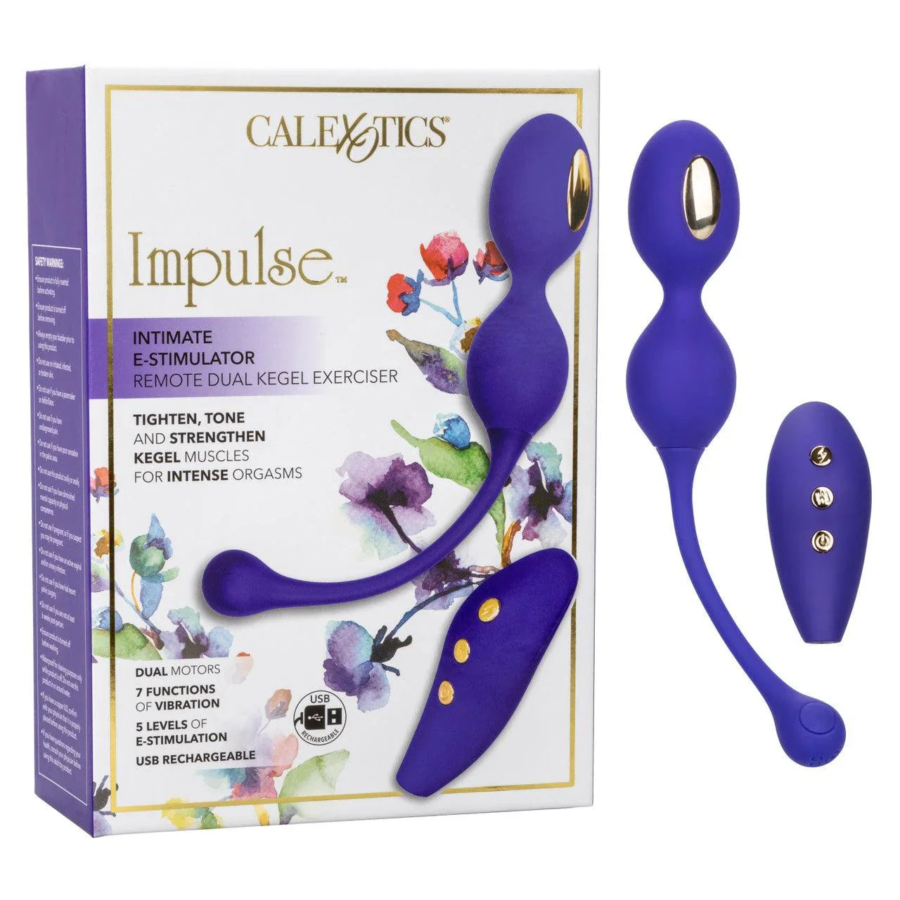Calexotics Impulse™ Intimate E-Stimulator Remote Dual Kegel Exerciser - Buy At Luxury Toy X - Free 3-Day Shipping