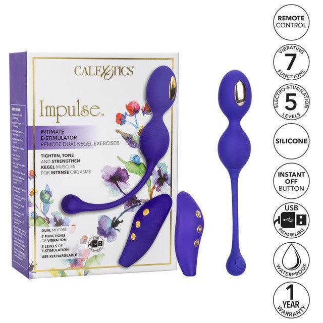 Calexotics Impulse™ Intimate E-Stimulator Remote Dual Kegel Exerciser - Buy At Luxury Toy X - Free 3-Day Shipping