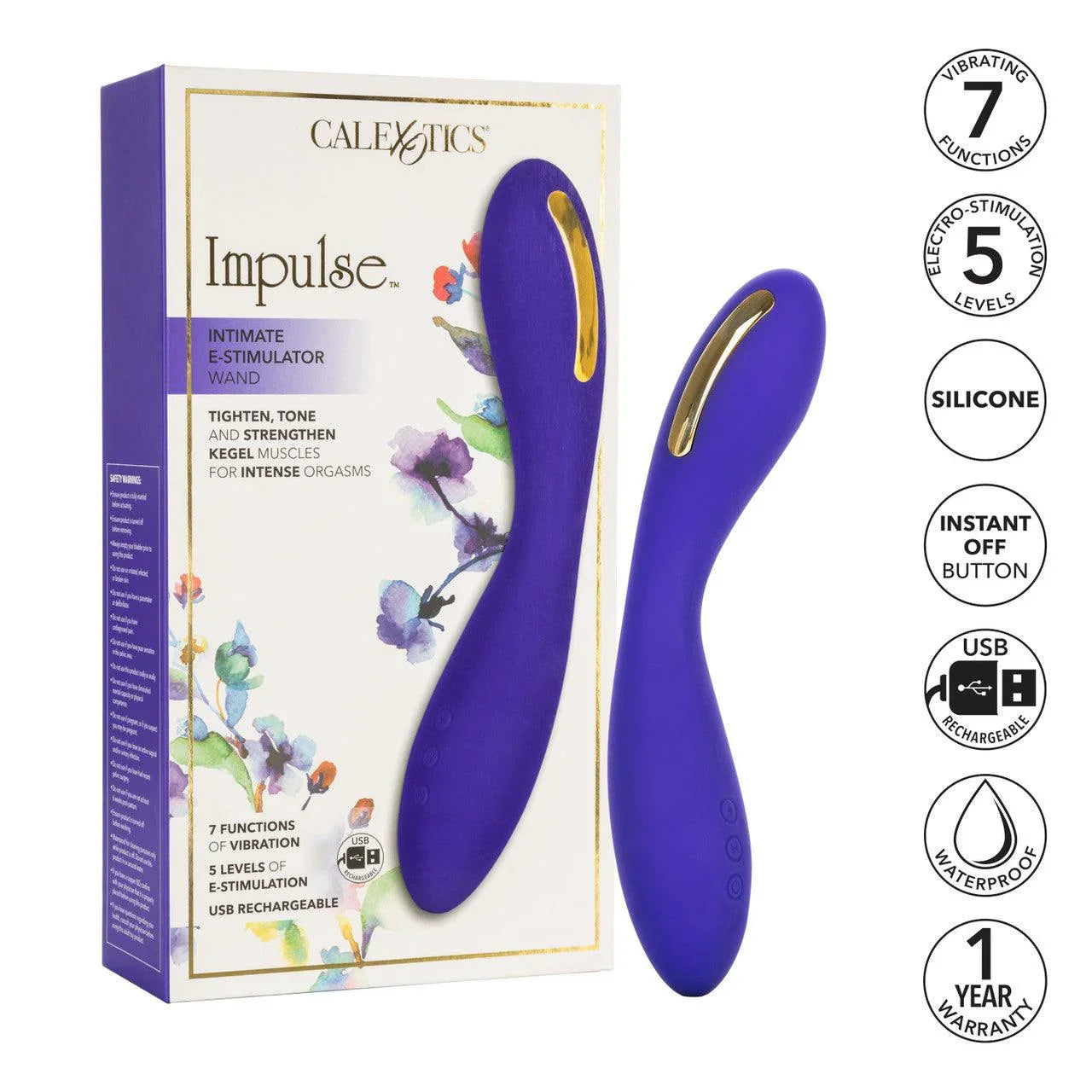 Calexotics Impulse™ Intimate E-Stimulator Wand - Buy At Luxury Toy X - Free 3-Day Shipping