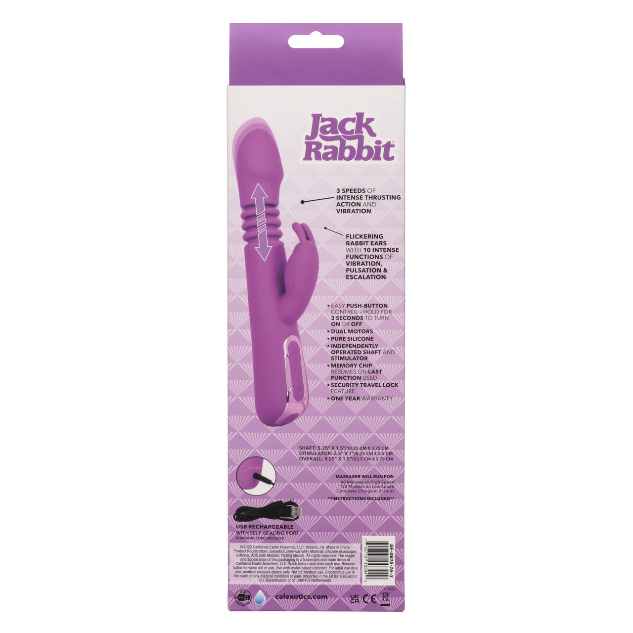 Calexotics Jack Rabbit® Elite Thrusting Rabbit - Buy At Luxury Toy X - Free 3-Day Shipping