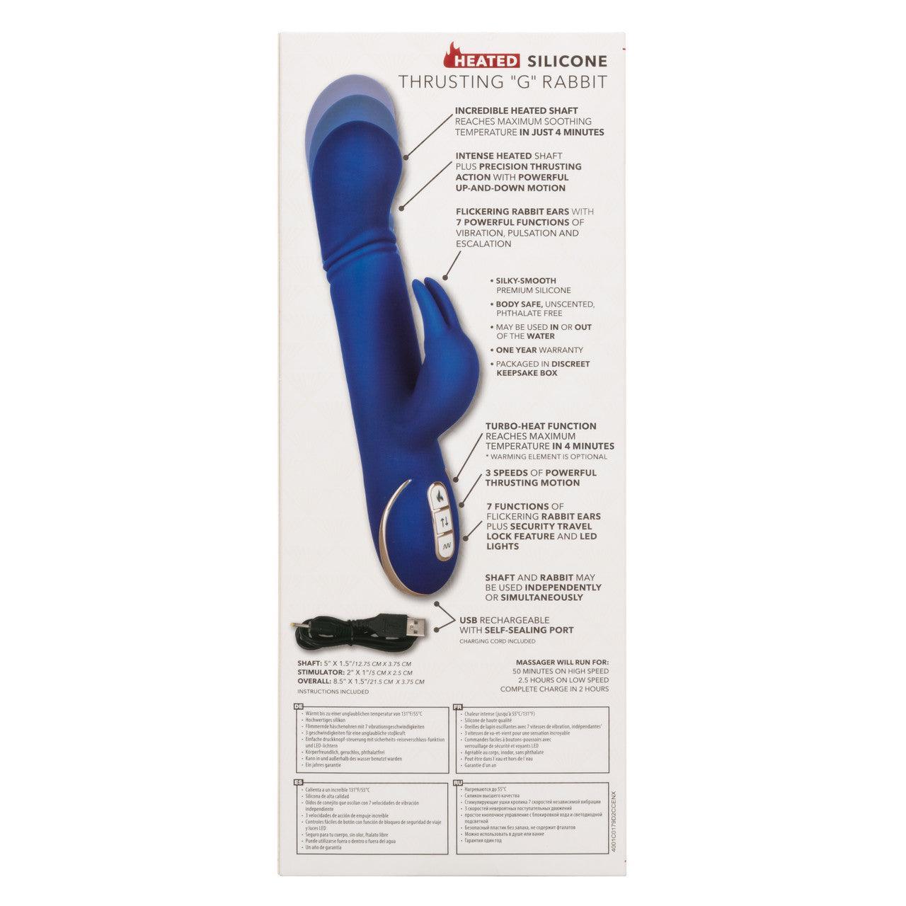 Calexotics Jack Rabbit® Signature Heated Silicone Thrusting "G" Rabbit - Buy At Luxury Toy X - Free 3-Day Shipping