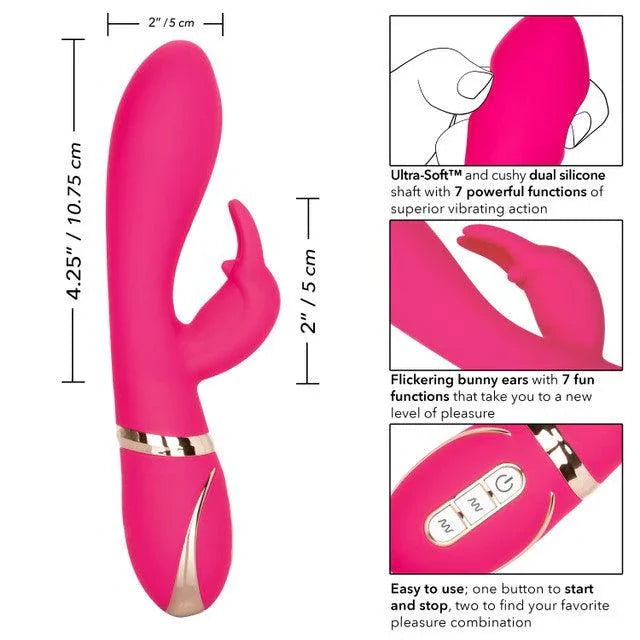 Calexotics Jack Rabbit® Signature Silicone Ultra-Soft™ Rabbit - Buy At Luxury Toy X - Free 3-Day Shipping