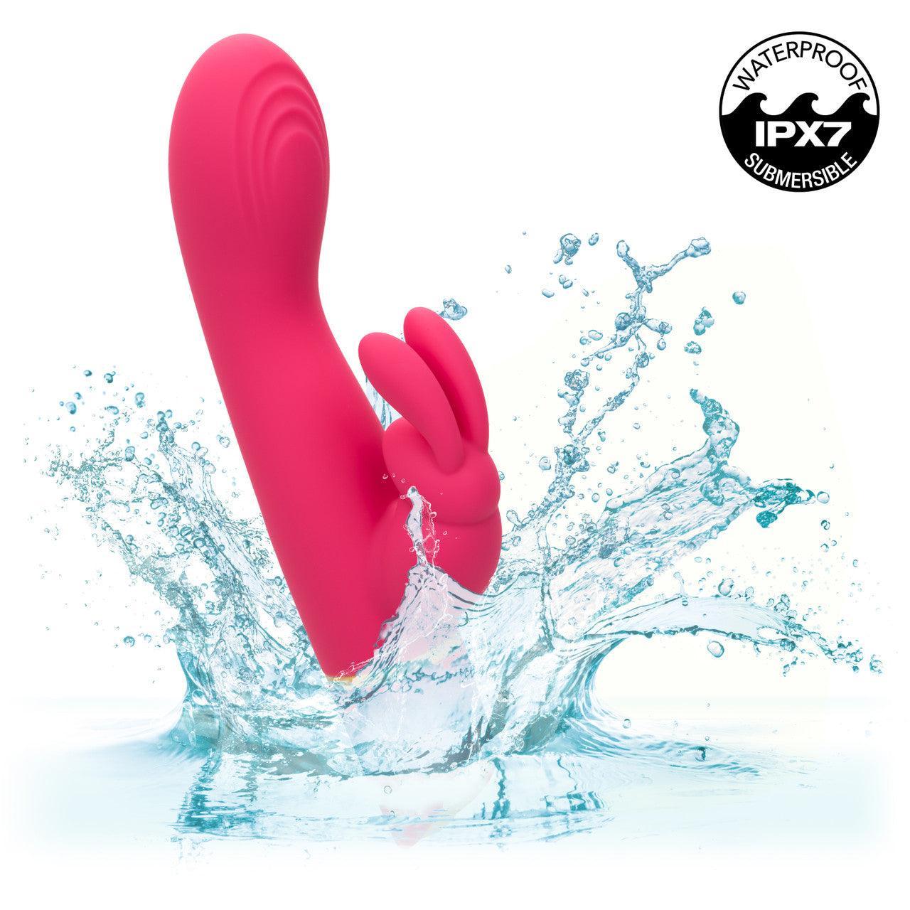 CalExotics Love Bunny Vibrating G Bunny Rechargeable Silicone Rabbit Vibrator - Buy At Luxury Toy X - Free 3-Day Shipping