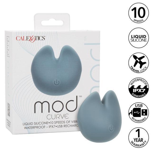 CalExotics Mod Curve Rechargeable Silicone Vibrator - Buy At Luxury Toy X - Free 3-Day Shipping