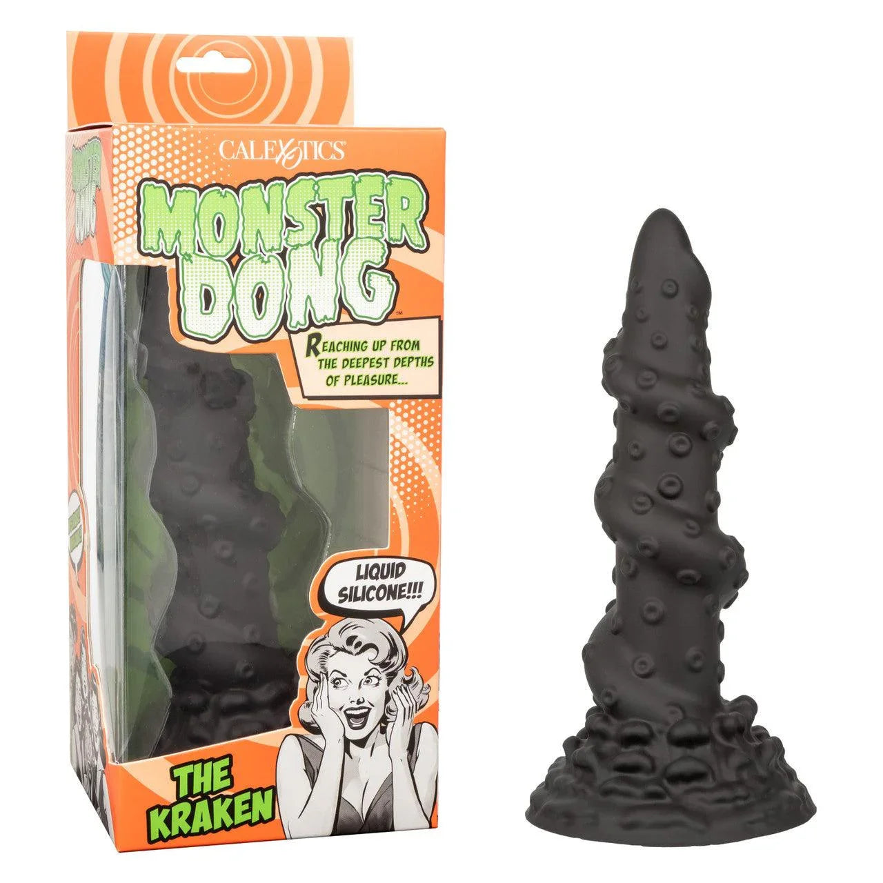 CalExotics Monster Dong The Kraken Silicone Dildo 8in - Buy At Luxury Toy X - Free 3-Day Shipping
