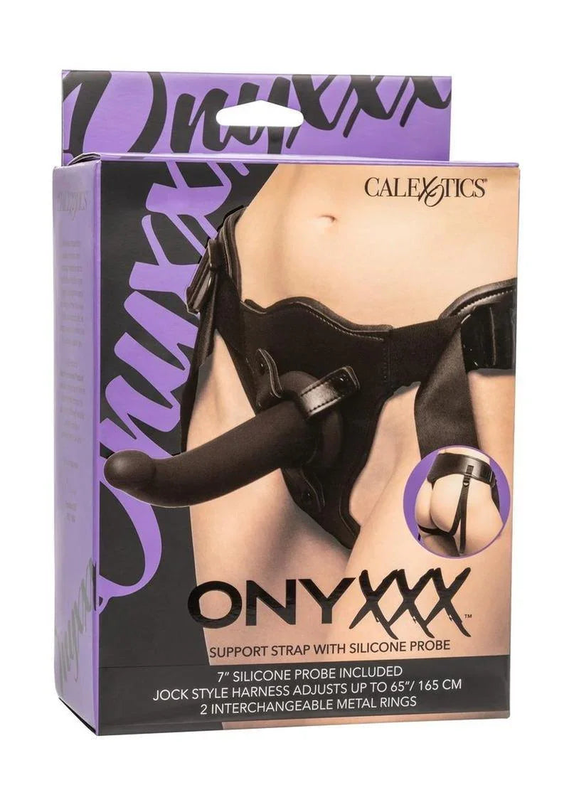 CalExotics Onyxxx Support Strap with Silicone Probe - Buy At Luxury Toy X - Free 3-Day Shipping