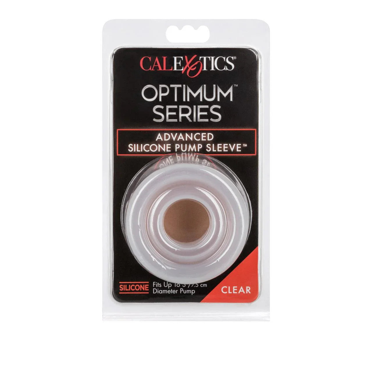Calexotics Optimum Series® Advanced Silicone Pump Sleeve™ - Clear - Buy At Luxury Toy X - Free 3-Day Shipping