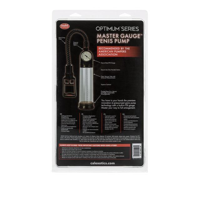 Calexotics Optimum Series® Master Gauge™ Penis Pump - Buy At Luxury Toy X - Free 3-Day Shipping