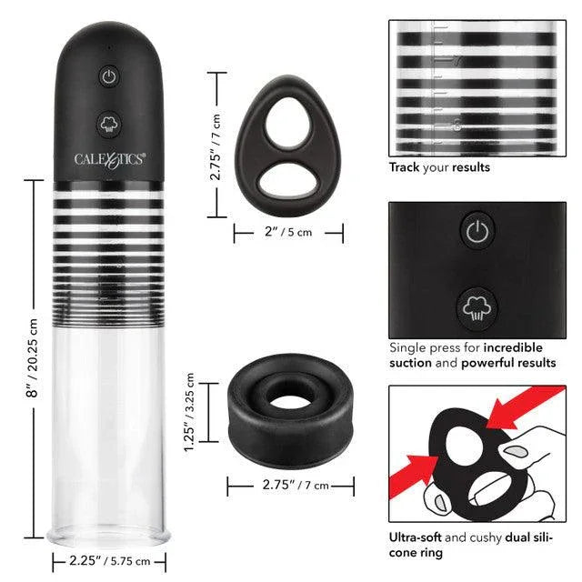 Calexotics Optimum Series® Rechargeable EZ™ Pump Kit - Buy At Luxury Toy X - Free 3-Day Shipping