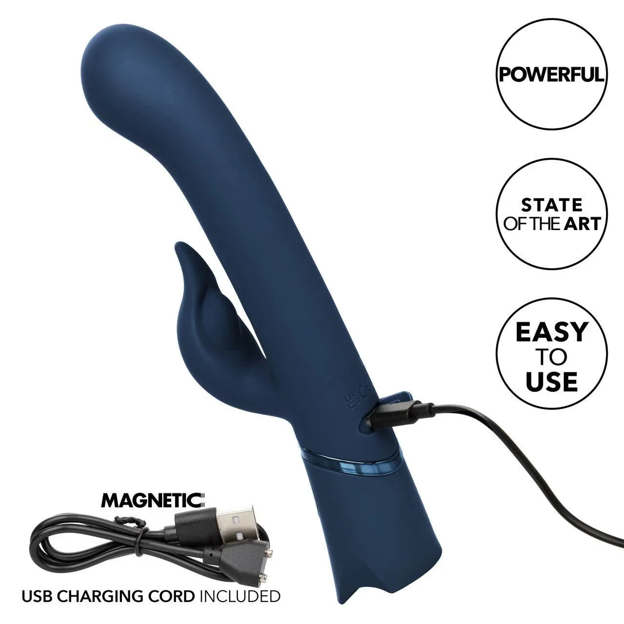 CalExotics Orgasmatron Digital G-Teaser Rechargeable Silicone Rabbit - Buy At Luxury Toy X - Free 3-Day Shipping
