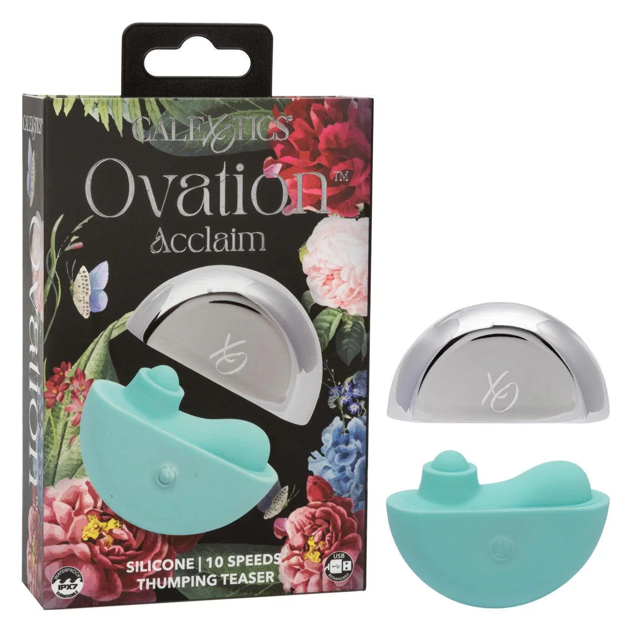 CalExotics Ovation Acclaim Rechargeable Silicone Thumping Clitoral Stimulator - Buy At Luxury Toy X - Free 3-Day Shipping
