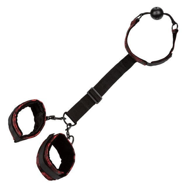 Calexotics Scandal® Breathable Ball Gag With Cuffs - Buy At Luxury Toy X - Free 3-Day Shipping