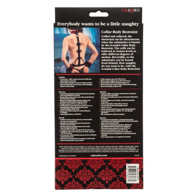 Calexotics Scandal® Collar Body Restraint - Buy At Luxury Toy X - Free 3-Day Shipping