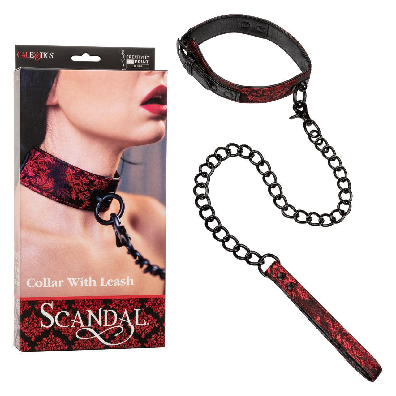Calexotics Scandal® Collar with Leash - Buy At Luxury Toy X - Free 3-Day Shipping
