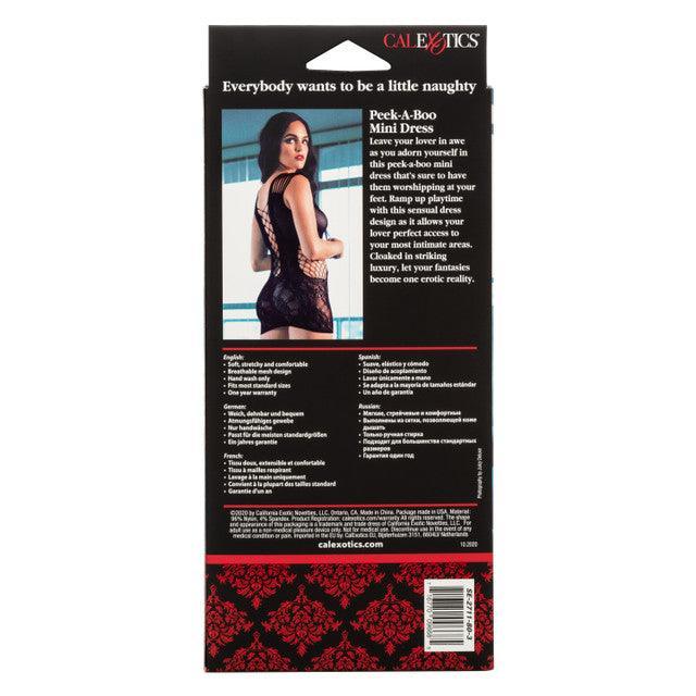 Calexotics Scandal® Peek-A-Boo Mini Dress - Buy At Luxury Toy X - Free 3-Day Shipping