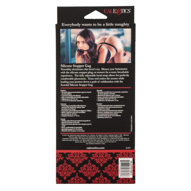 Calexotics Scandal® Silicone Stopper Gag - Buy At Luxury Toy X - Free 3-Day Shipping