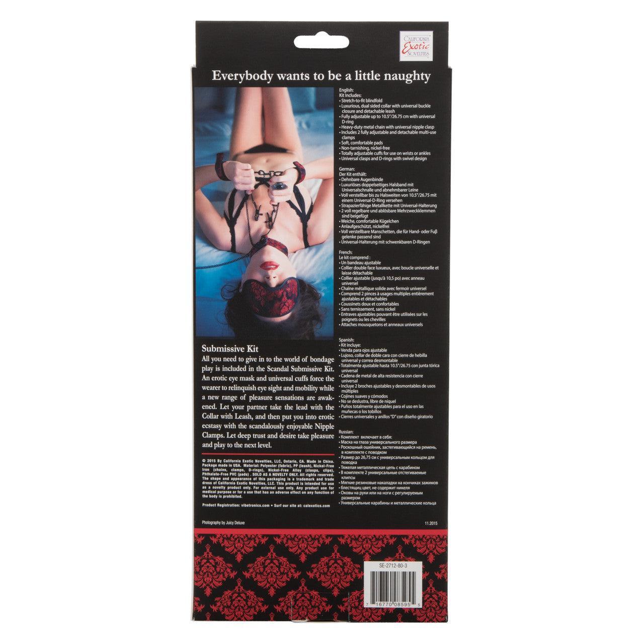 Calexotics Scandal® Submissive Kit - Buy At Luxury Toy X - Free 3-Day Shipping