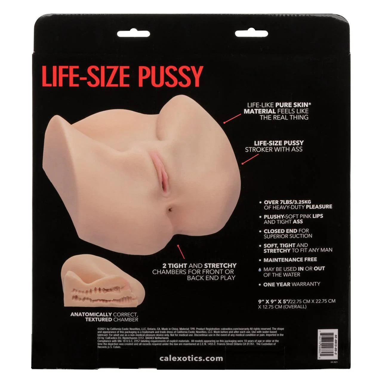 CalExotics Stroke It Life-Size Pussy Masturbator - Pussy - Buy At Luxury Toy X - Free 3-Day Shipping