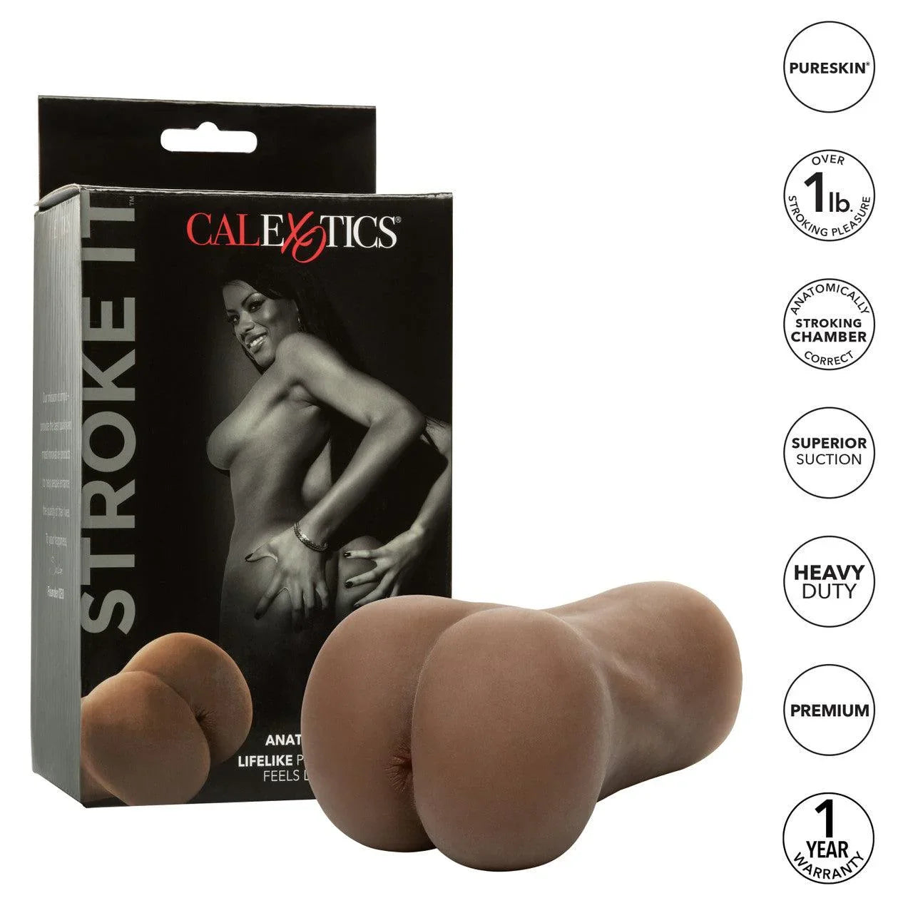 CalExotics Stroke It Realistic Stroker - Ass - Buy At Luxury Toy X - Free 3-Day Shipping