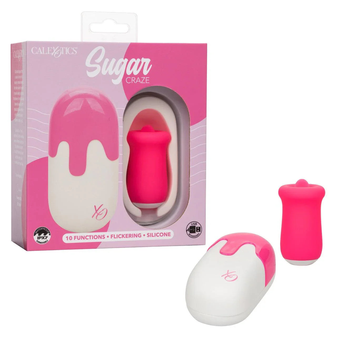 CalExotics Sugar Craze Rechargeable Silicone Clitoral Stimulator - Buy At Luxury Toy X - Free 3-Day Shipping