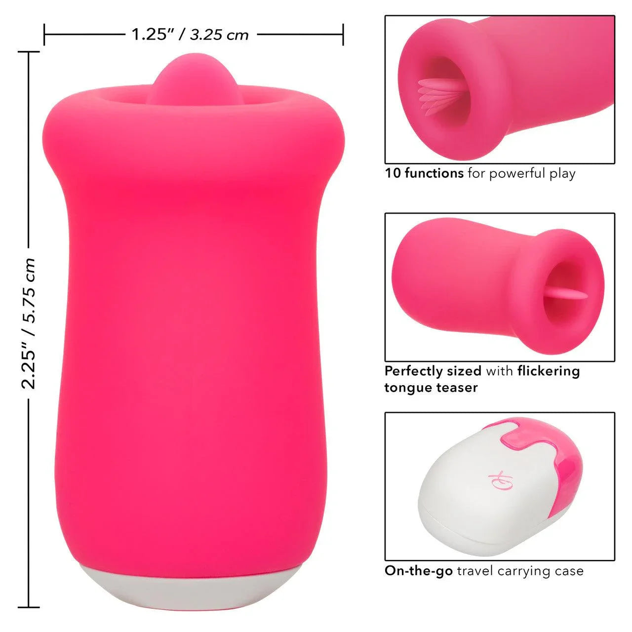 CalExotics Sugar Craze Rechargeable Silicone Clitoral Stimulator - Buy At Luxury Toy X - Free 3-Day Shipping