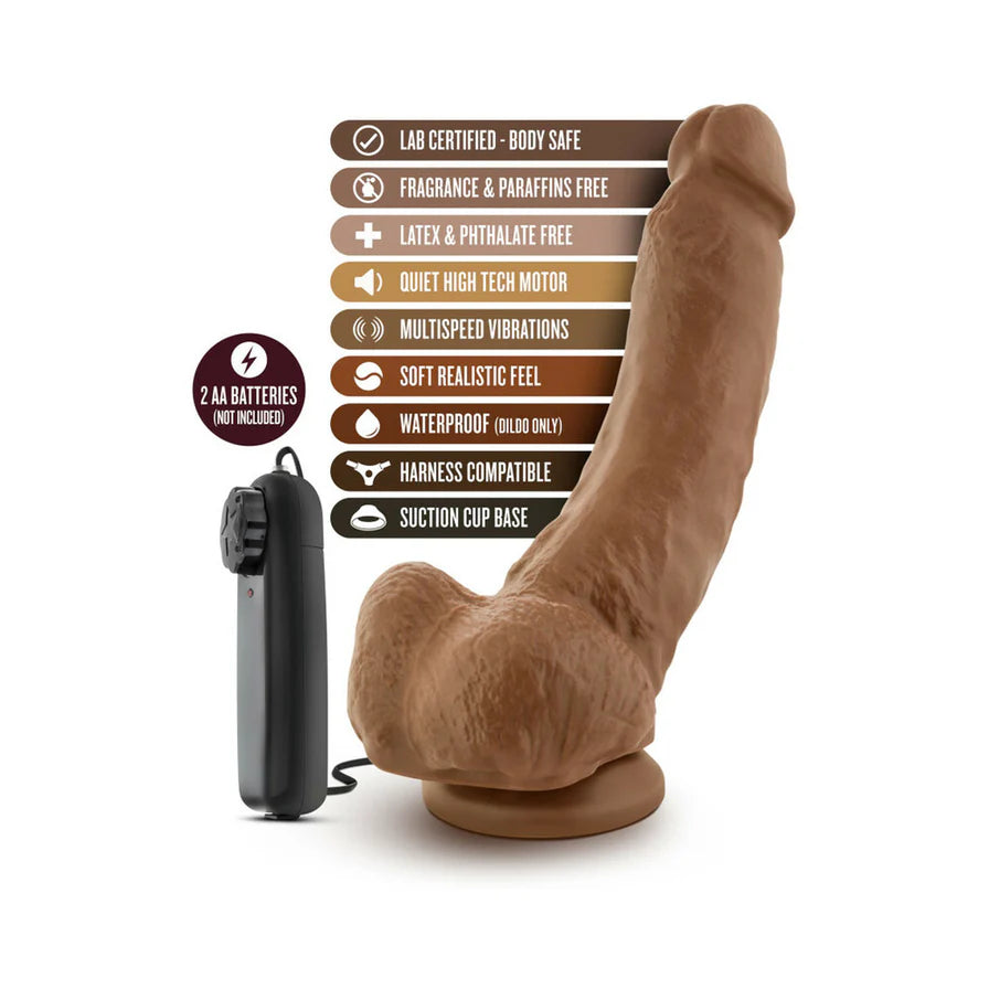 Coverboy The Boxer Vibrating Dildo with Balls β 9 Inches of Pure Ecstasy - Buy At Luxury Toy X - Free 3-Day Shipping