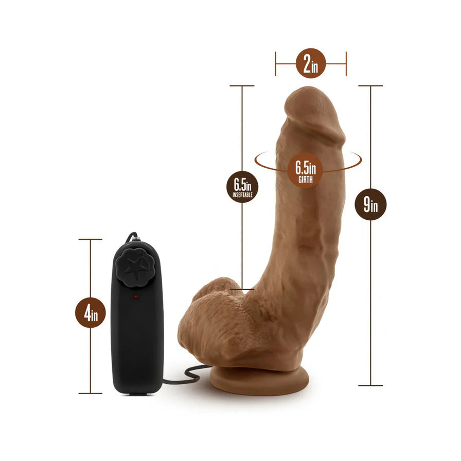 Coverboy The Boxer Vibrating Dildo with Balls β 9 Inches of Pure Ecstasy - Buy At Luxury Toy X - Free 3-Day Shipping