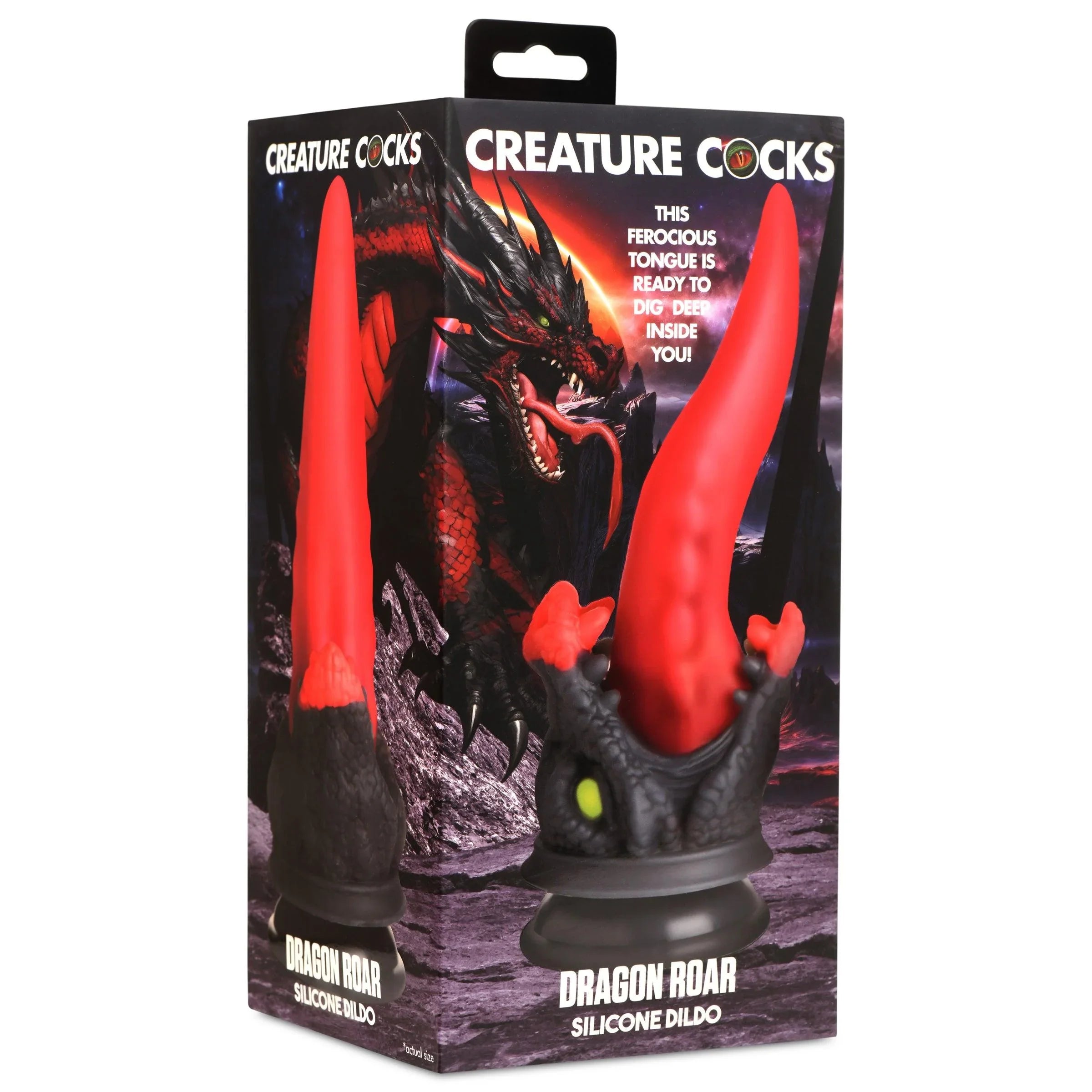 Creature Cock Dragon Roar Silicone Dildo - Buy At Luxury Toy X - Free 3-Day Shipping