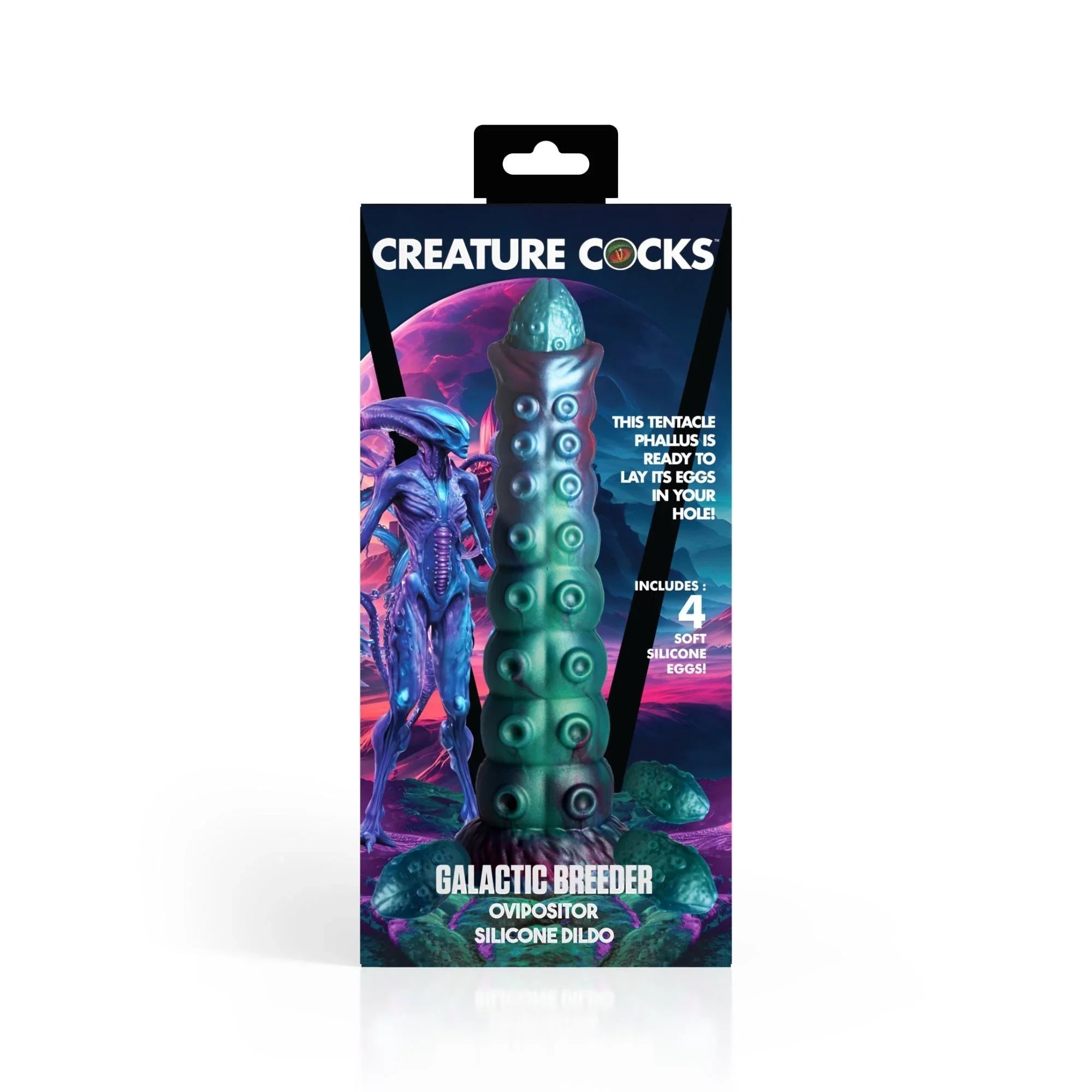 Creature Cock Galactic Breeder Ovipositor Silicone Dildo - Buy At Luxury Toy X - Free 3-Day Shipping